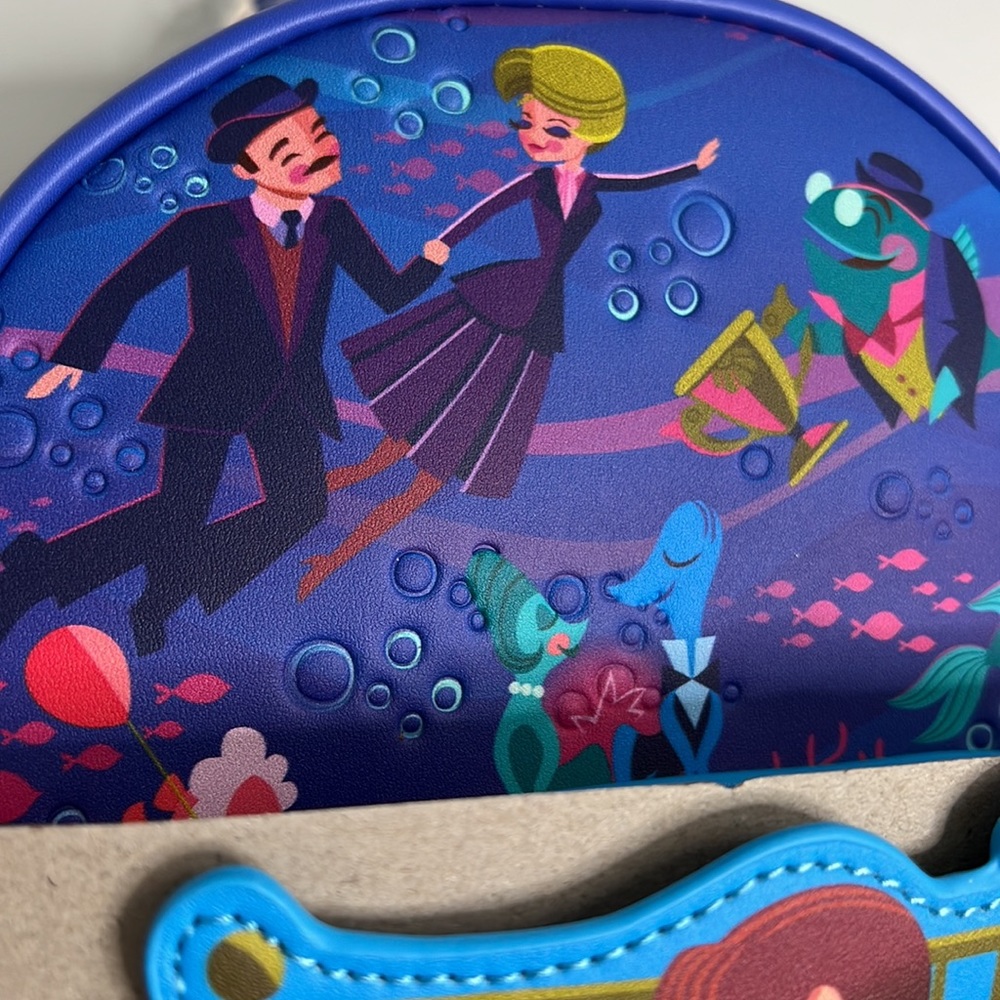 Disney Witch Bedknobs and Broomsticks Loungefly Mini Backpack NWT - Picture 2 of 7